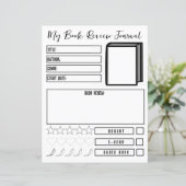 Boek Review Planner Lezen Journaal Neutraal (Staand voorkant)