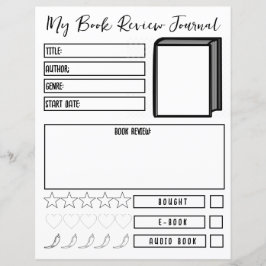 Boek Review Planner Lezen Journaal Neutraal