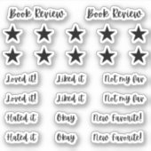 Boek Review Reading Journal Stickers (Voorkant)
