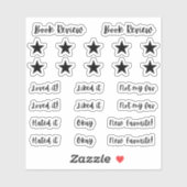 Boek Review Reading Journal Stickers (Vel)