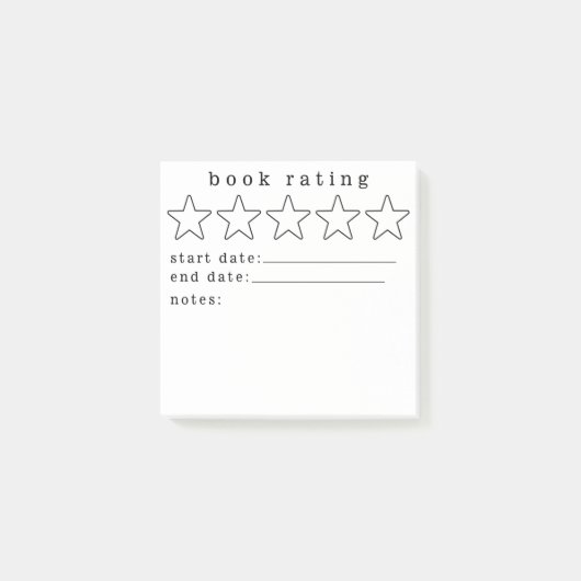 Boek Review Sticky Notes Notitieblok lezen voor bo (Voorkant)