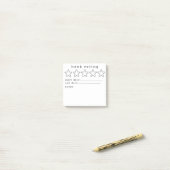 Boek Review Sticky Notes Notitieblok lezen voor bo (Op bureau)