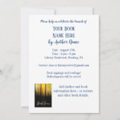 Boek Signing Auteur Moderne Partij Kaart (Achterkant)