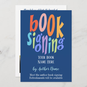 Boek Signing Auteur Moderne Partij Kaart