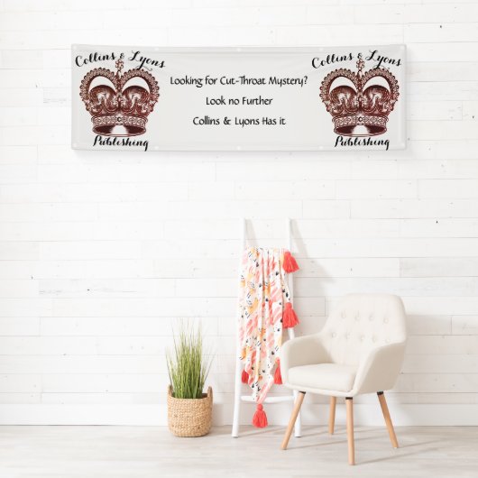 Boek Signing Crown Cherry Red Spandoek (Insitu)