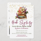 Boek Signing Release Launch Party Kaart (Voorkant / Achterkant)