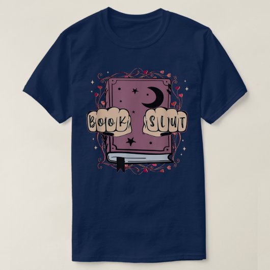 Boek Slutt Dark Romance Fantasy Reader Librarian B T-shirt (Design voorkant)
