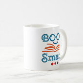 Boek Smart Funny Reading Lover Bookworm Koffiemok (Voorkant rechts)