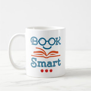Boek Smart Funny Reading Lover Bookworm Koffiemok