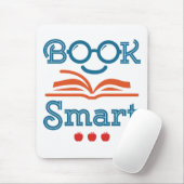 Boek Smart Funny Reading Lover Bookworm Muismat (Met muis)
