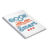 Boek Smart Funny Reading Lover Bookworm Notitieboek (Rechterzijde)