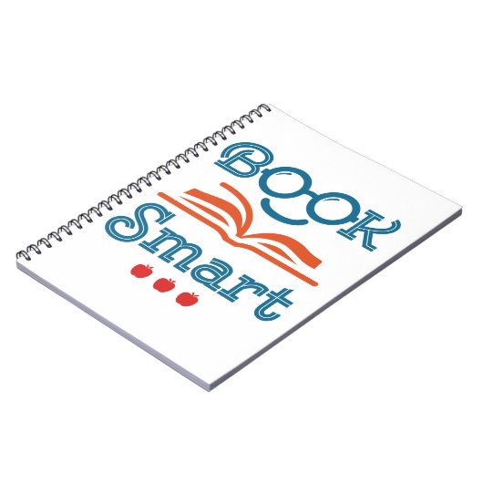 Boek Smart Funny Reading Lover Bookworm Notitieboek (Linkerzijde)