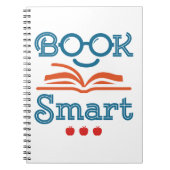 Boek Smart Funny Reading Lover Bookworm Notitieboek (Voorkant)
