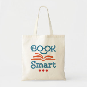Boek Smart Funny Reading Lover Bookworm Tote Bag