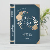 Boek sparen de Datum Save The Date (Staand voorkant)