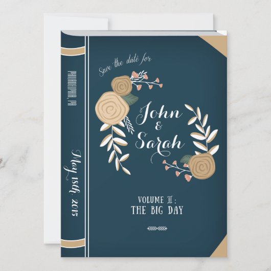  Boek sparen de Datum Save The Date (Voorkant)