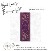 boek Spine Monogram Paarse avonturen Yogamat