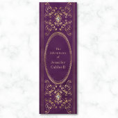 boek Spine Monogram Paarse avonturen Yogamat