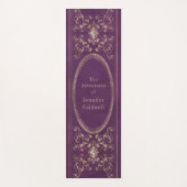 boek Spine Monogram Paarse avonturen Yogamat (Voorkant)