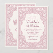 Boek Sprookjes Meisjes Verjaardag Kaart (Voorkant / Achterkant)