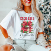 Boek Stack Kerst T-shirt