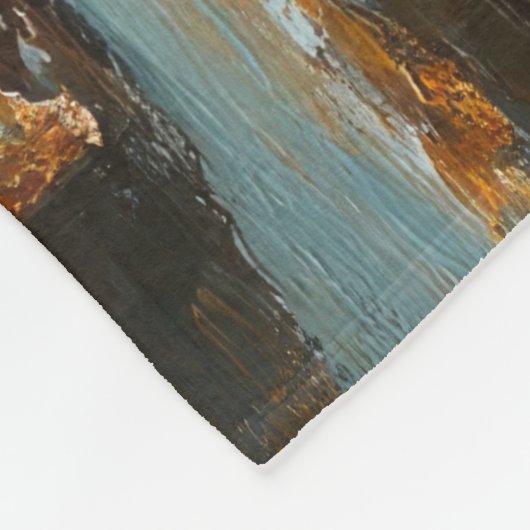 boek Stack Schilderen Antiek Bibliotheekmuur Fleece Deken (Hoek)