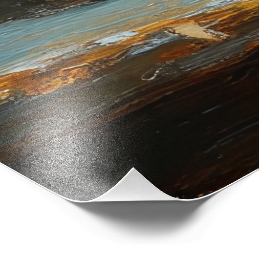  boek Stack Schilderen Antiek Bibliotheekmuur Foto Afdruk (Hoek)