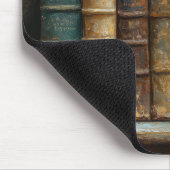  boek Stack Schilderen Antiek Bibliotheekmuur Muismat (Hoek)