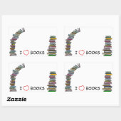 Boek Stacks Sticker Bookplate (Vel)