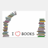Boek Stacks Sticker Bookplate (Voorkant)