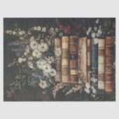 boek Stapel met Wildflower Decoupage Tissuepapier (Voorkant)