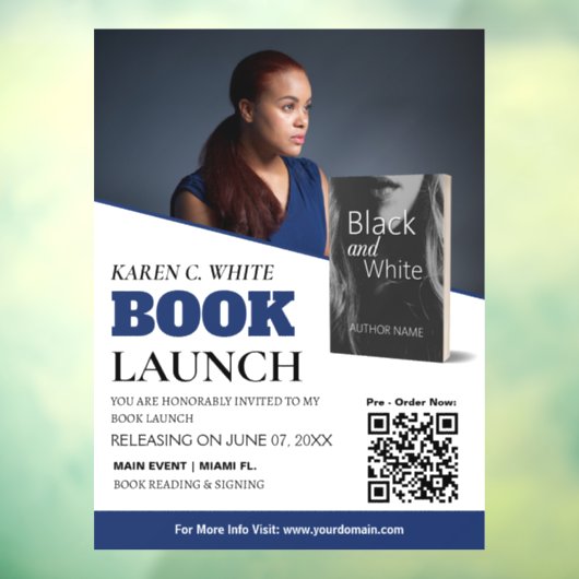 Boek Starten Aangepaste vensterklemming Raamsticker (Vel 3)