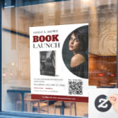 Boek Starten Aangepaste vensterklemming Raamsticker (Cafe Raam)