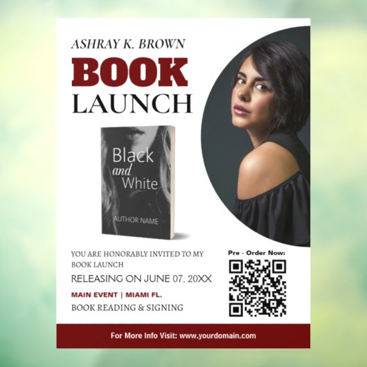 Boek Starten Aangepaste vensterklemming Raamsticker (Vel 3)