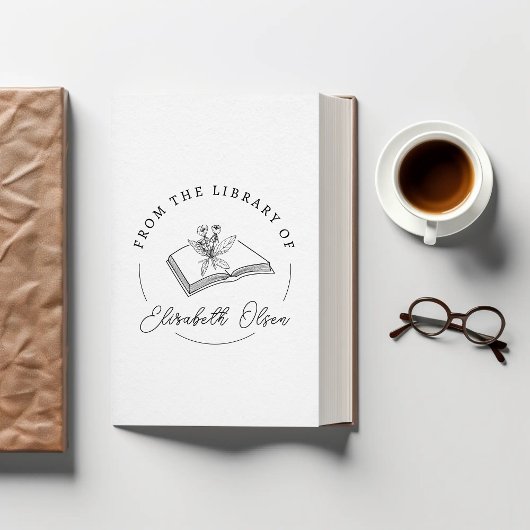BOEK STEMPEL Aangepaste bibliotheek Embosser Stamp