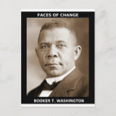 Boek T. Washington Briefkaart (Voorkant)