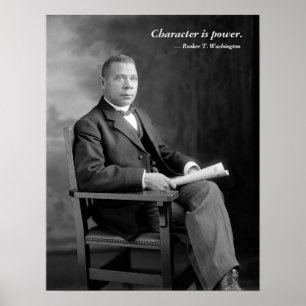Boek T. Washington Citaat Poster