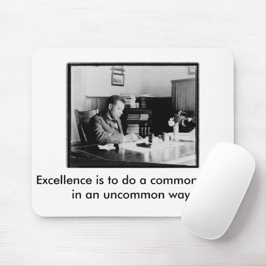 Boek T. Washington Muismat (Met muis)