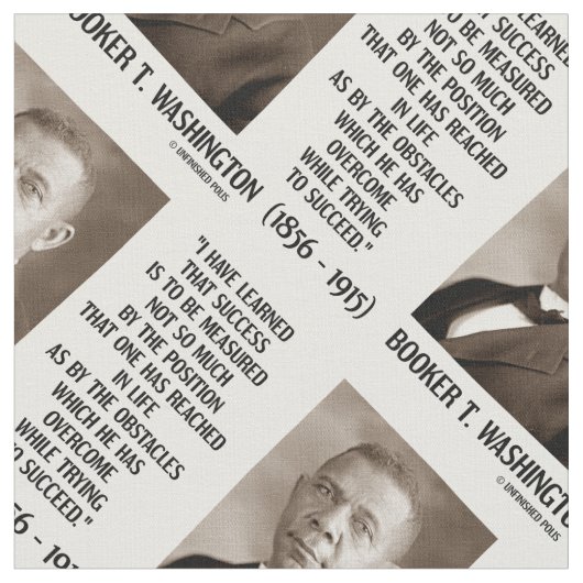 Boek T. Washington Obstacles Overcome geslaagd Stof (Close Up)