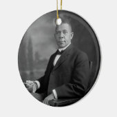 Boek T. Washington Portret van Harris & Ewing Keramisch Ornament (Links)