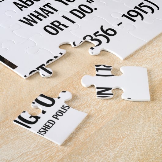 Boek T. Washington World Cares erg klein Legpuzzel (Zijkant)