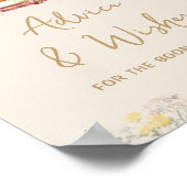 Boek Thema Boho Vrijgezellenfeest Advies en wensen Poster (Hoek)