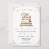 Boek Thema Bruids Douche Uitnodiging (Voorkant)