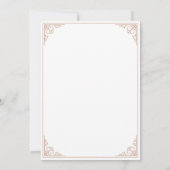 Boek Thema Bruids Douche Uitnodiging (Achterkant)