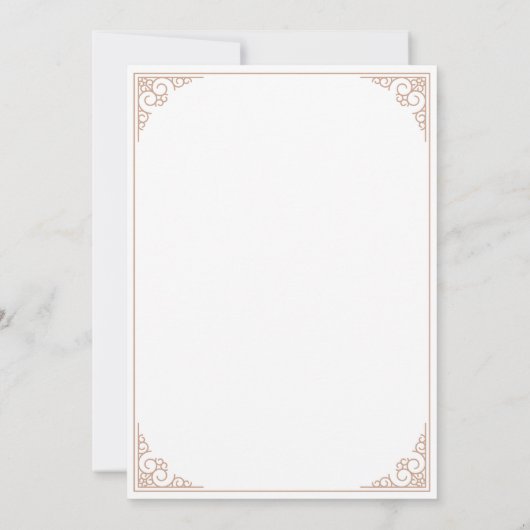 Boek Thema Bruids Douche Uitnodiging (Achterkant)