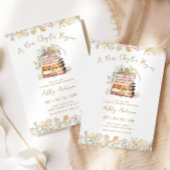 Boek Thema Bruids Douche Uitnodiging