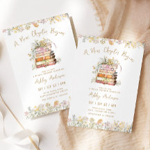 Boek Thema Bruids Douche Uitnodiging