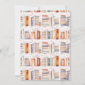 Boek thema Bruids douche uitnodiging (Achterkant)