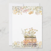 Boek Thema Bruids Douche Uitnodiging (Achterkant)