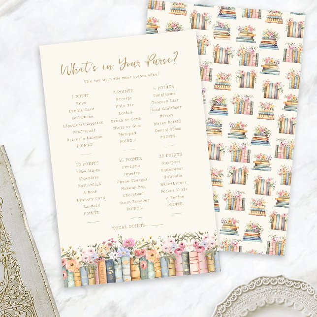 Boek Thema Bruidsfeest Spel (Book Theme Bridal Game
)